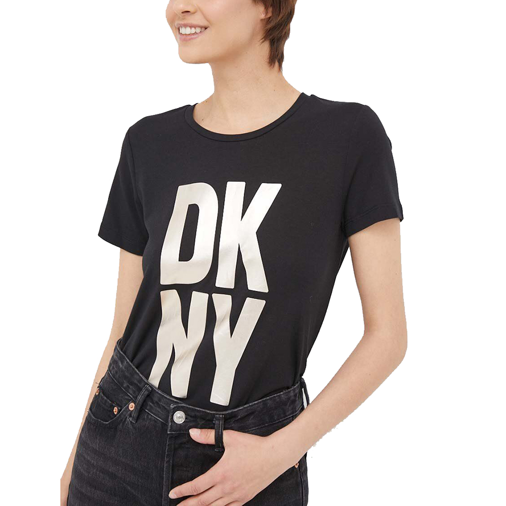P3EHFDNA LOGO ΜΠΛΟΥΖΑΚΙ ΚΟΝΤΟΜΑΝΙΚΟ DKNY 2