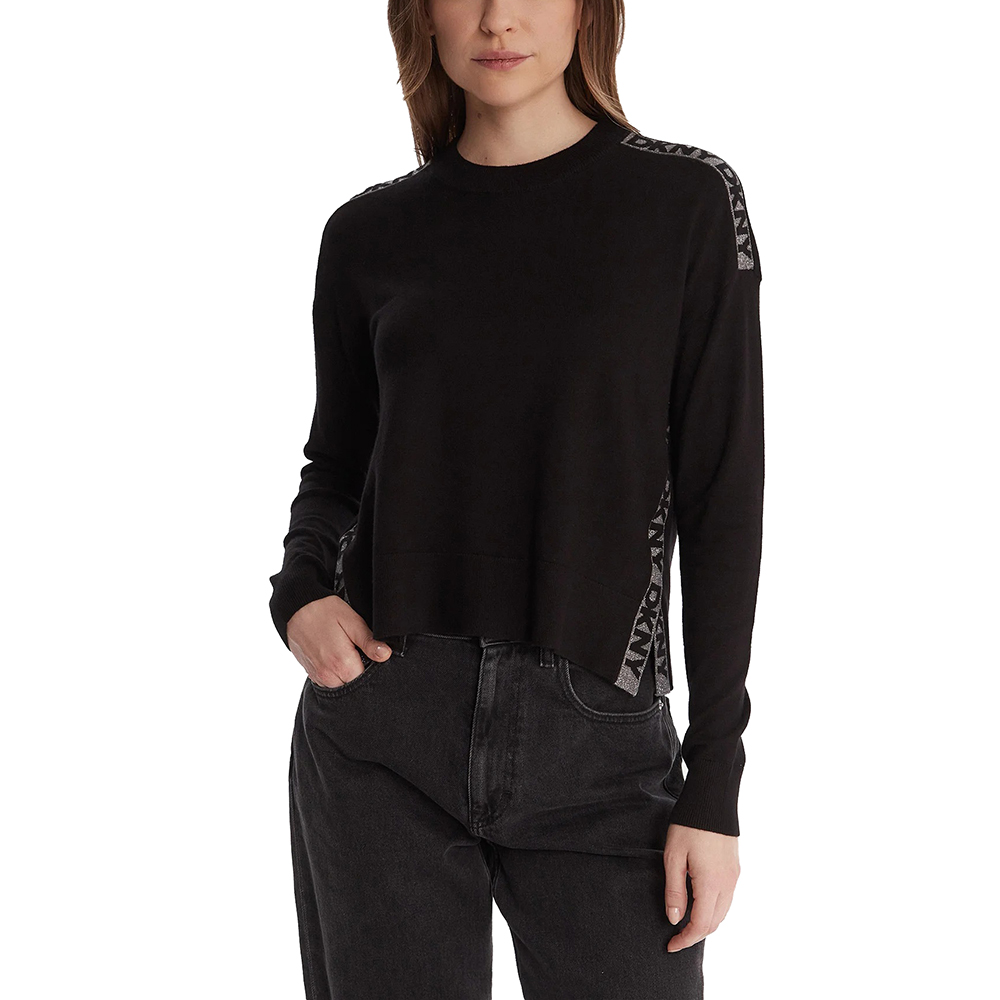 P5MSLJ92 ΠΟΥΛΟΒΕΡ ΜΑΚΡΥΜΑΝΙΚΟ DKNY 1