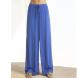 AGGEL Crepe marocaine wide leg pants with knitted details SS04001KF 1