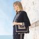 AGGEL Crepe marocaine shirt with knitted details SS55006KF 2
