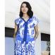 AGGEL Printed blouse with knitted details SS61123KF 1