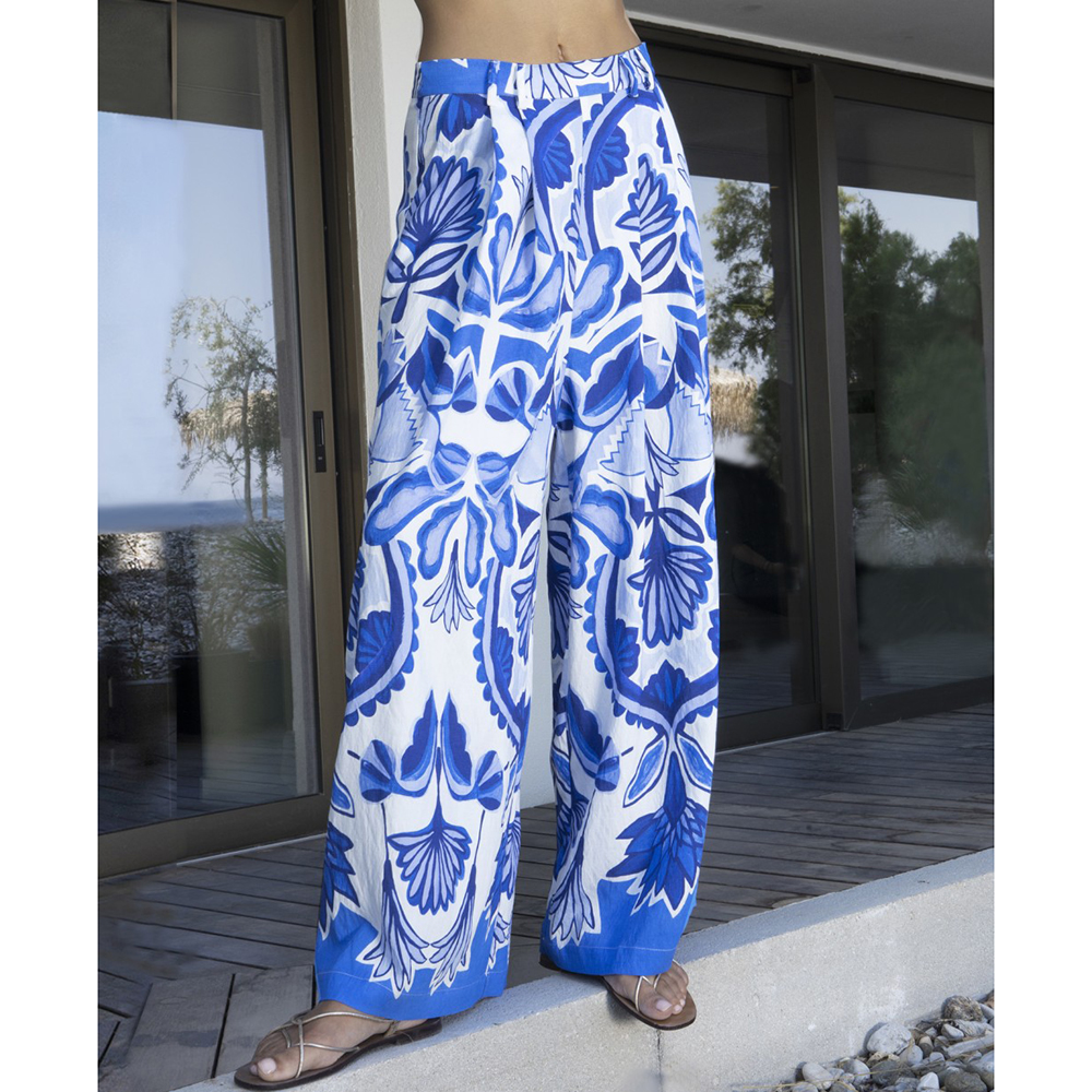 AGGEL Printed zip culotte SS64113KF 1