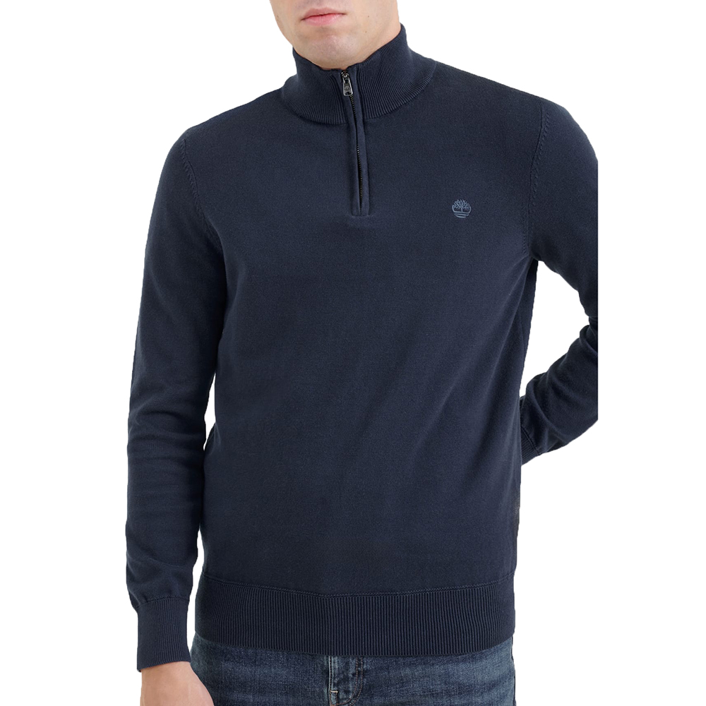 TIMBERLAND Cotton YD 1/4 Zip Sweater TB0A2BMX 1