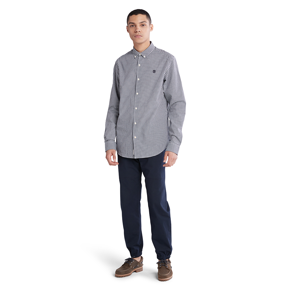 TIMBERLAND Micro Gingham Poplin Shirt TB0A2BQ5 4