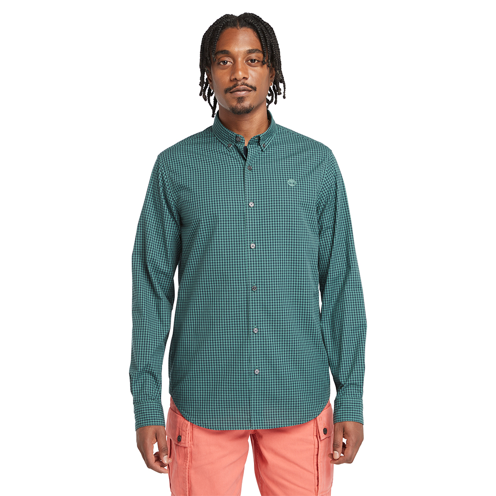 TIMBERLAND Micro Gingham Poplin Shirt TB0A2BQ5 1