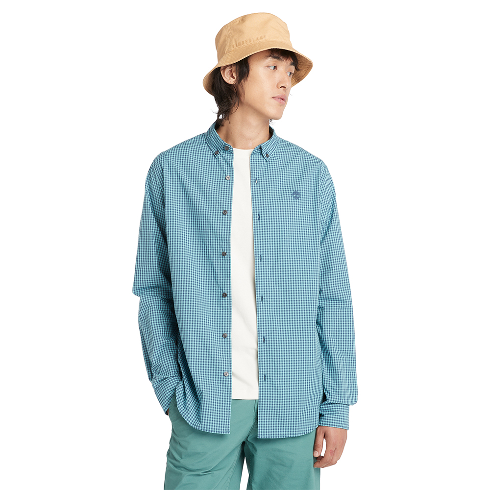 TIMBERLAND Micro Gingham Poplin Shirt TB0A2BQ5 2