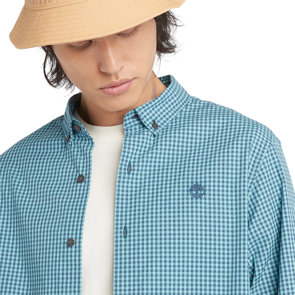 TIMBERLAND Micro Gingham Poplin Shirt TB0A2BQ5 4