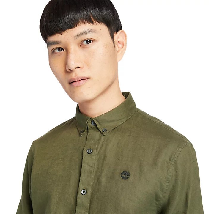 TIMBERLAND MILL BROOK Linen Shirt TB0A2DC3 3