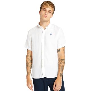 TIMBERLAND Linen Short Sleeve Shirt TB0A2DCC