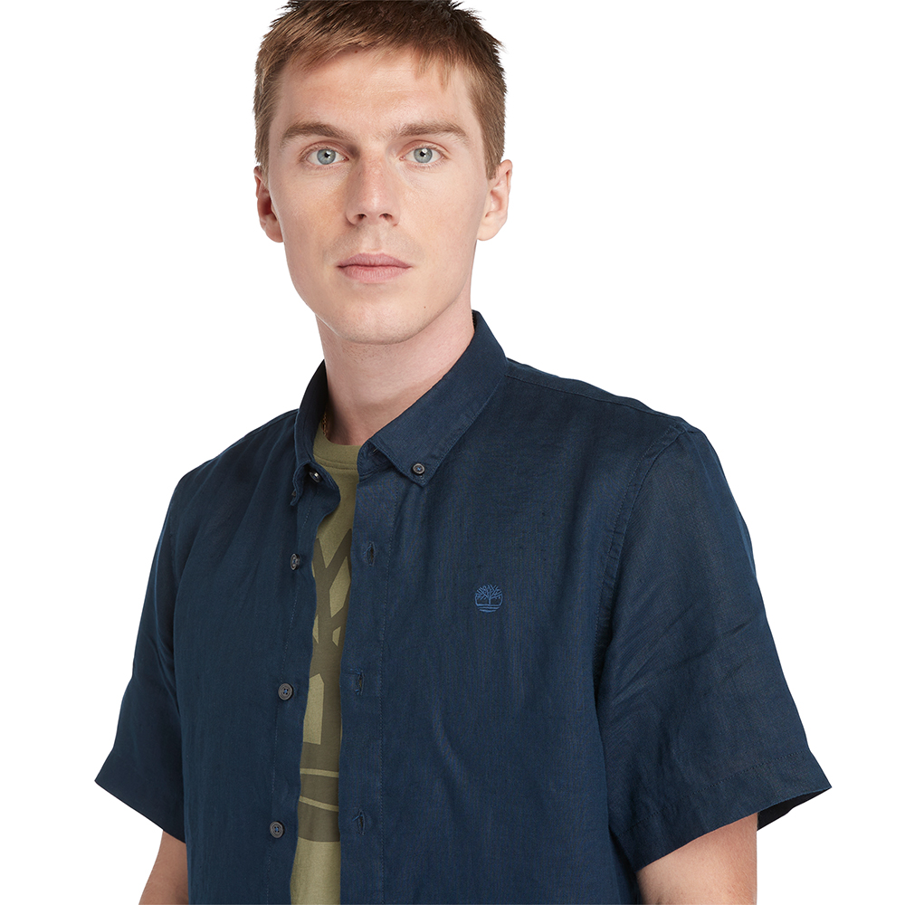 TIMBERLAND Linen Short Sleeve Shirt TB0A2DCC 3