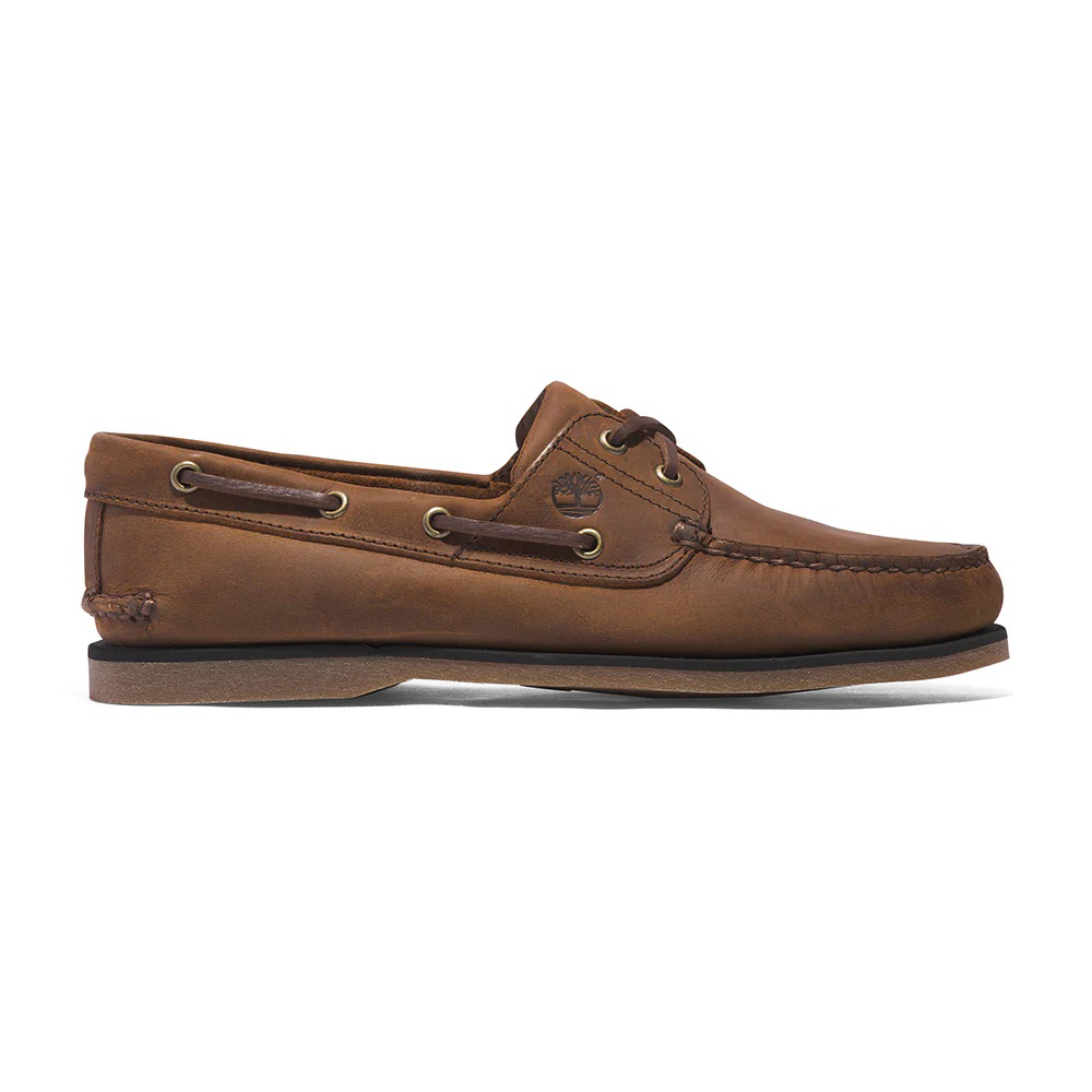 TIMBERLAND CLASSIC BOAT BOAT SHOE MEDIUM BROWN FULL GRAIN TB0A2FZX 1