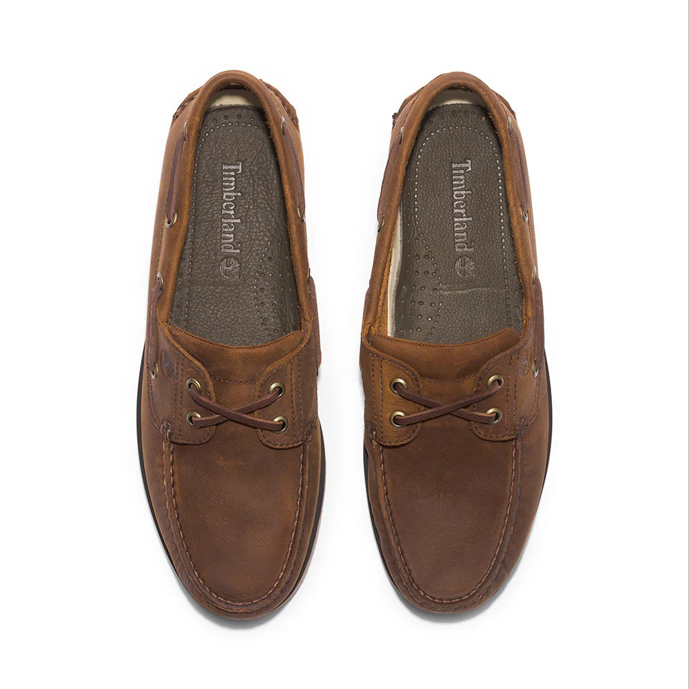 TIMBERLAND CLASSIC BOAT BOAT SHOE MEDIUM BROWN FULL GRAIN TB0A2FZX 2