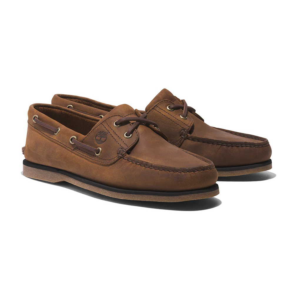 TIMBERLAND CLASSIC BOAT BOAT SHOE MEDIUM BROWN FULL GRAIN TB0A2FZX 3