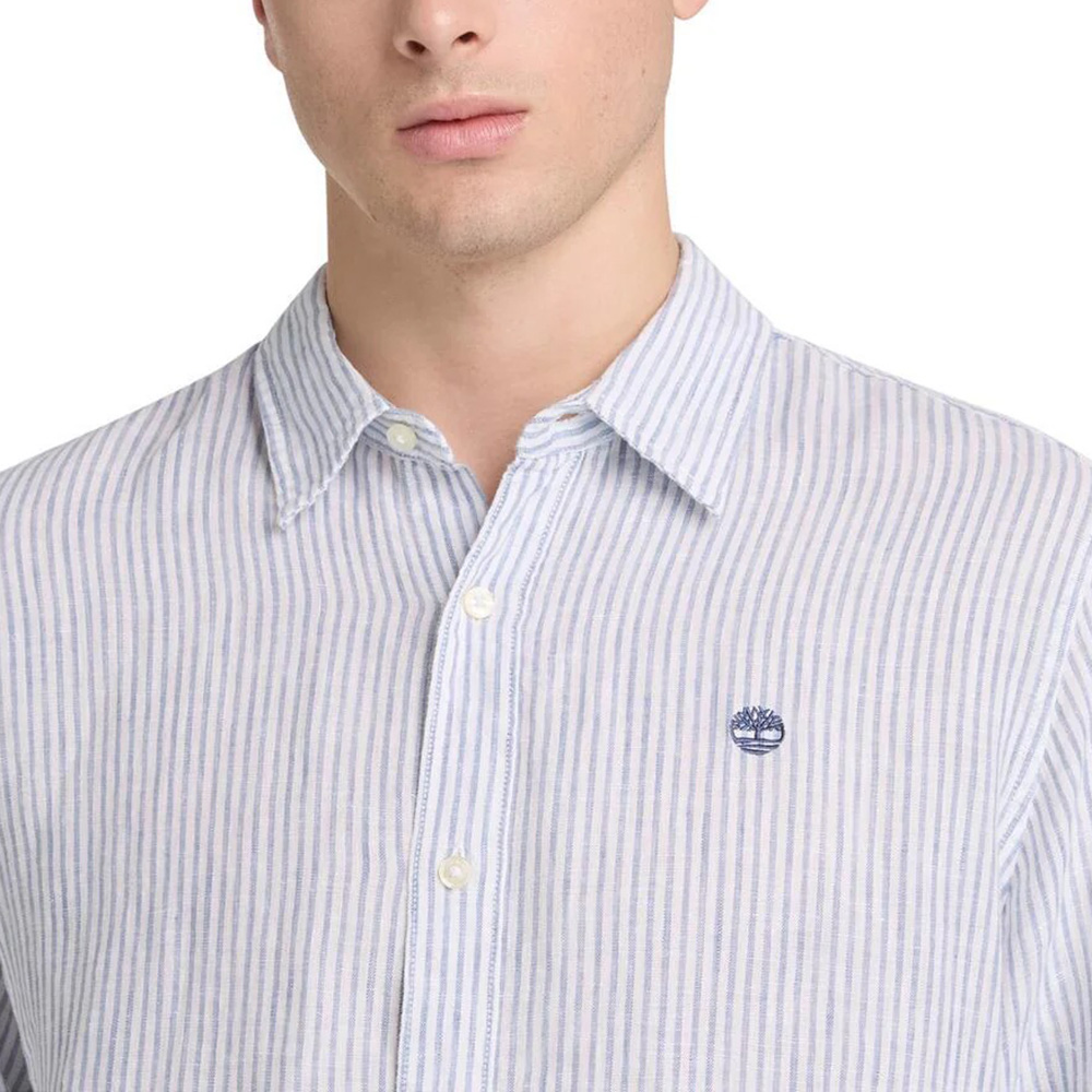 TIMBERLAND MILL BROOK Linen Striped Shirt (Regular) STONE WASH YD TB0A44AF 2