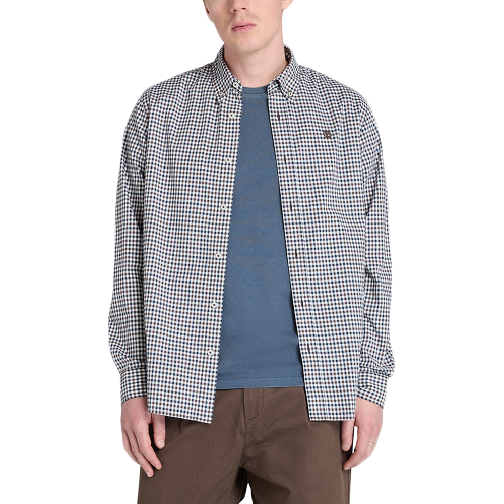 TIMBERLAND Stretch Poplin Gingham Shirt TB0A5M2E 1