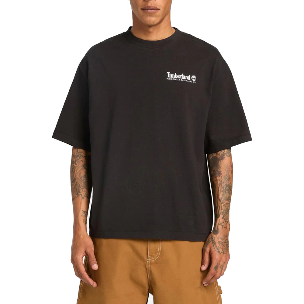 TIMBERLAND Outdoor Photo Back Graphic Tee BLACK TB0A5MQR 2