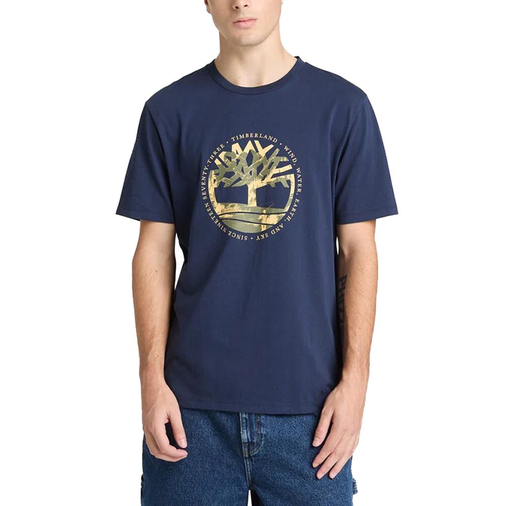 TIMBERLAND Tree Logo Lake House Graphic Tee TB0A5MVR 1