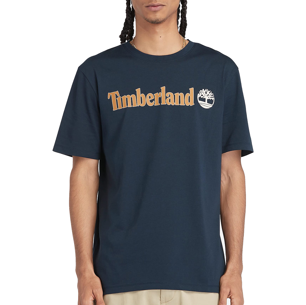 TIMBERLAND Linear Logo Short Sleeve Tee TB0A5UPQ 1