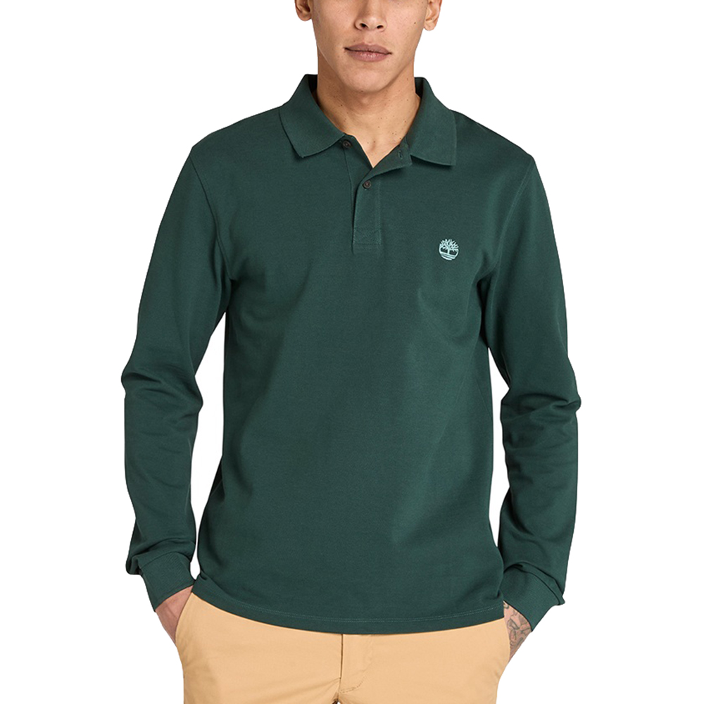 TIMBERLAND LS Millers River Pique Polo TB0A6VD2 1