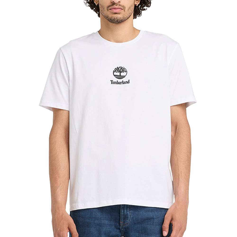 TIMBERLAND Print Stack Logo Short Sleeve Tee TB0A6WWT 1