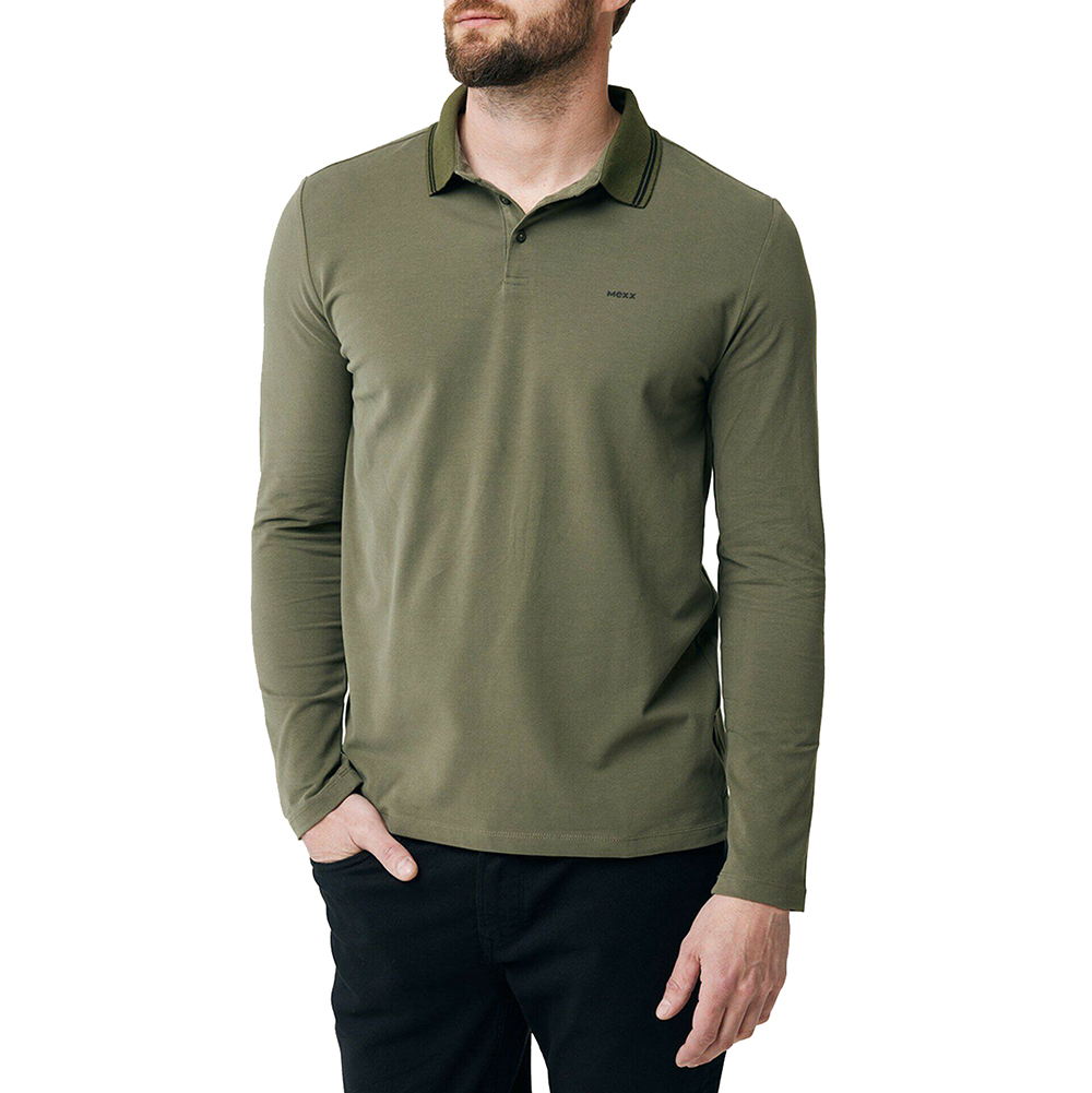 MEXX BAS Basic long sleeve jersey polo TU1404036M 1