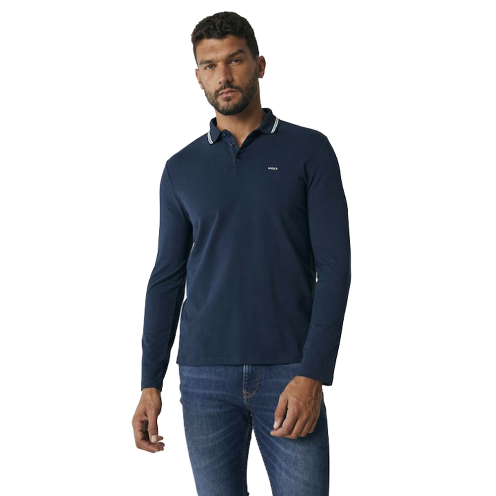 MEXX BAS Basic long sleeve jersey polo TU1404036M 1