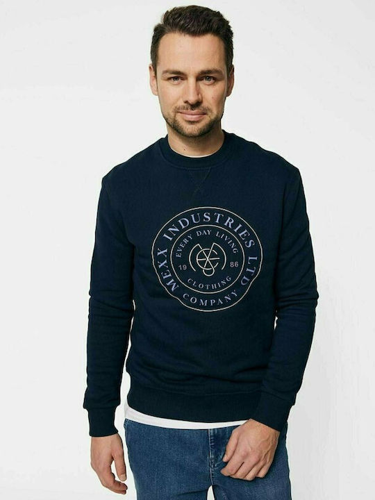 Crew neck sweatshirt with print 1