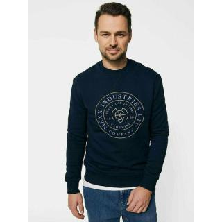 Crew neck sweatshirt with print