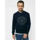 Crew neck sweatshirt with print 1