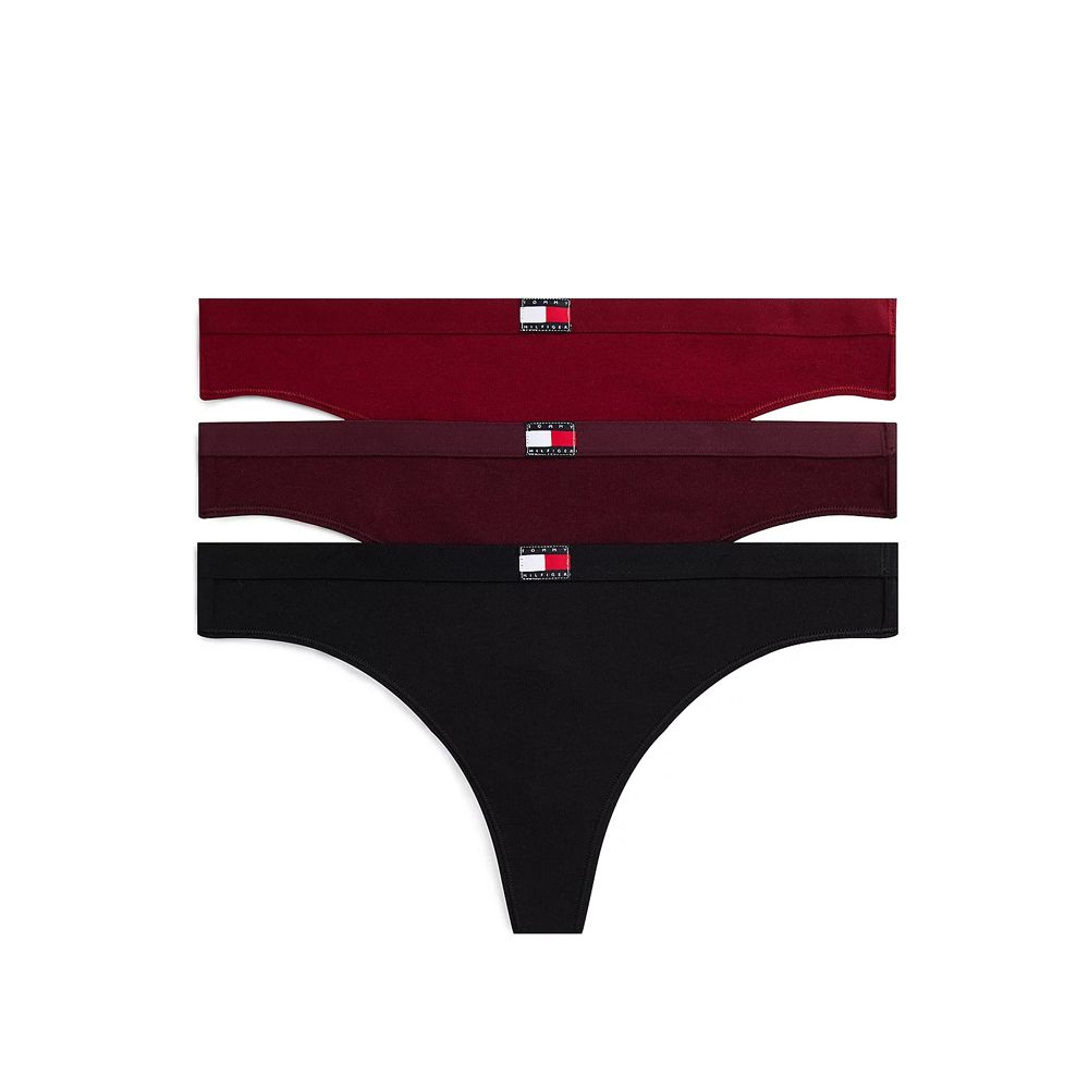 TOMMY HILFIGER 3 PACK THONG (EXT.SIZES) UW0UW06139 1