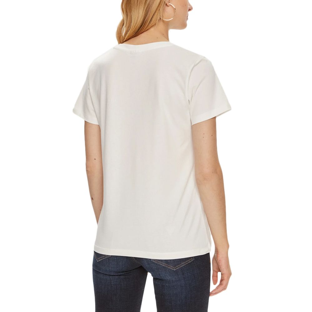 GUESS COLETTE T-SHIRT - MID ORGANIC STRETCH JERSEY 180 ΜΠΛΟΥΖΑ W V4YI09J1314 2