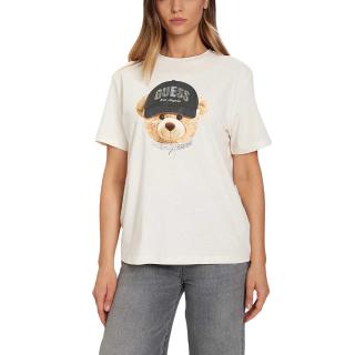 GUESS TEDDY BEAR HAT SS T-SHIRT ΜΠΛΟΥΖΑ ΓΥΝΑΙΚΕΙΟ V5BI09I3Z14