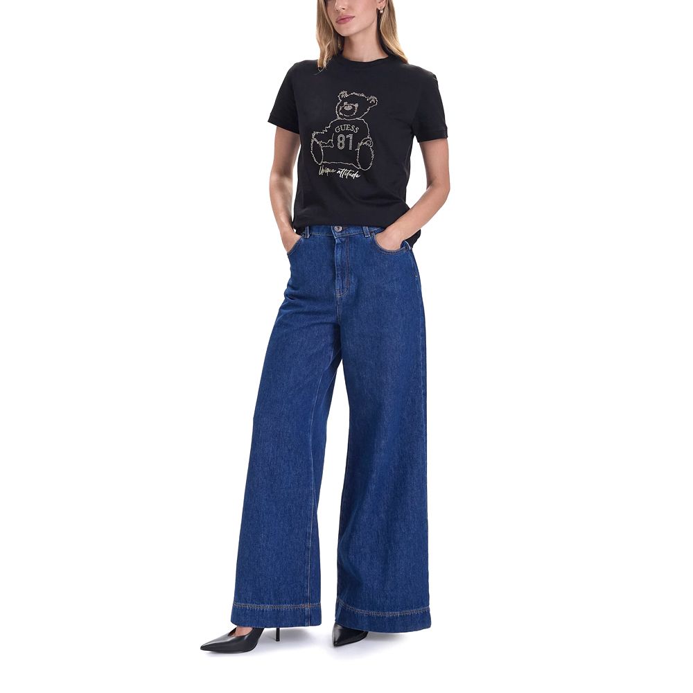 GUESS UNIQUE ATTITUDE SS T-SHIRT ΜΠΛΟΥΖΑ ΓΥΝΑΙΚΕΙΟ V5BI16K8FQ4 4