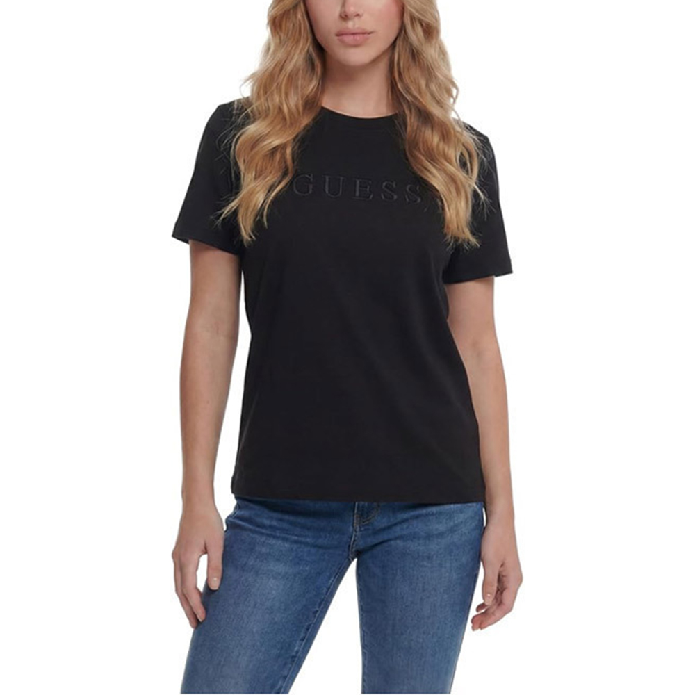 GUESS GRAZIA SLIM CN SS T-SHIRT ΜΠΛΟΥΖΑ ΓΥΝΑΙΚΕΙΟ V6BI17K6746 1