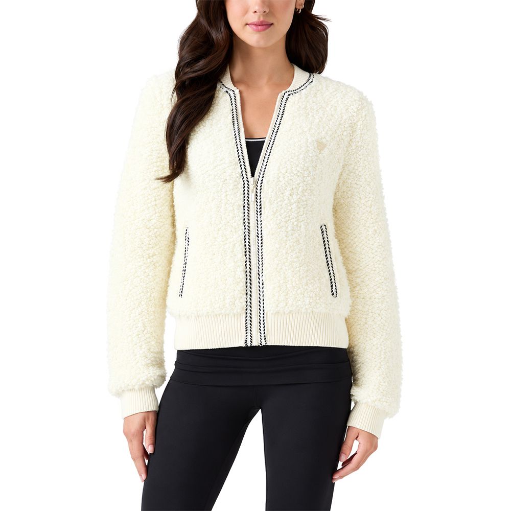 GUESS EMMA LS BOMBER SWTR JACKET ΜΠΛΟΥΖΑ ΓΥΝΑΙΚΕΙΟ V6BR13Z1696 1