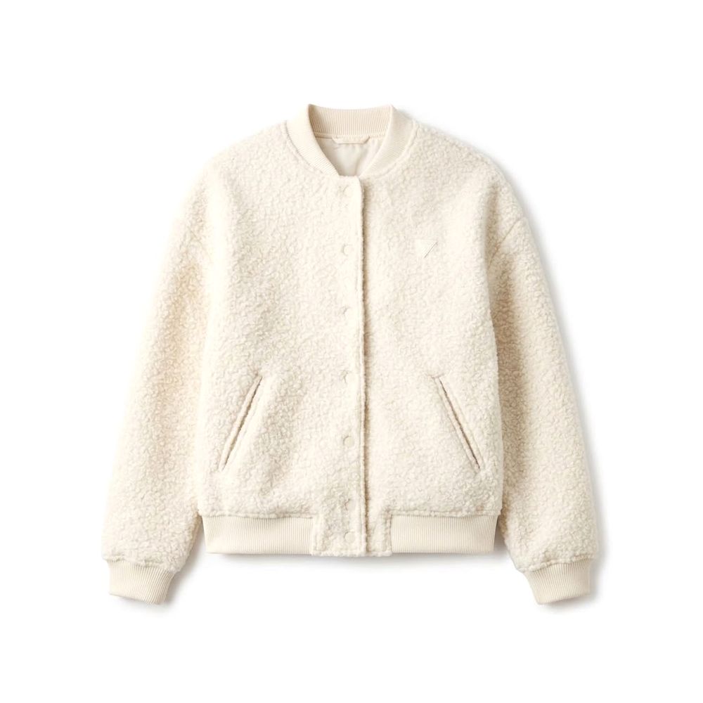 GUESS AZHA SHERPA BOMBER ΜΠΟΥΦΑΝ ΓΥΝΑΙΚΕΙΟ V6YL08W3267 5