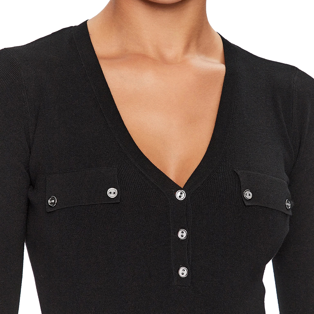 GUESS LS FLAVIE HENLEY SWTR ΠΛΕΚΤΟ ΓΥΝΑΙΚΕΙΟ W3YR31Z2YN2 3