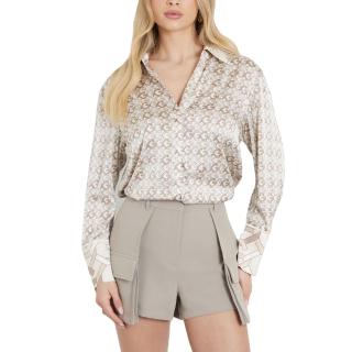 GUESS LS ALEXANDRA SHIRT ΠΟΥΚΑΜΙΣΟ ΓΥΝΑΙΚΕΙΟ W4YH47WF1T2