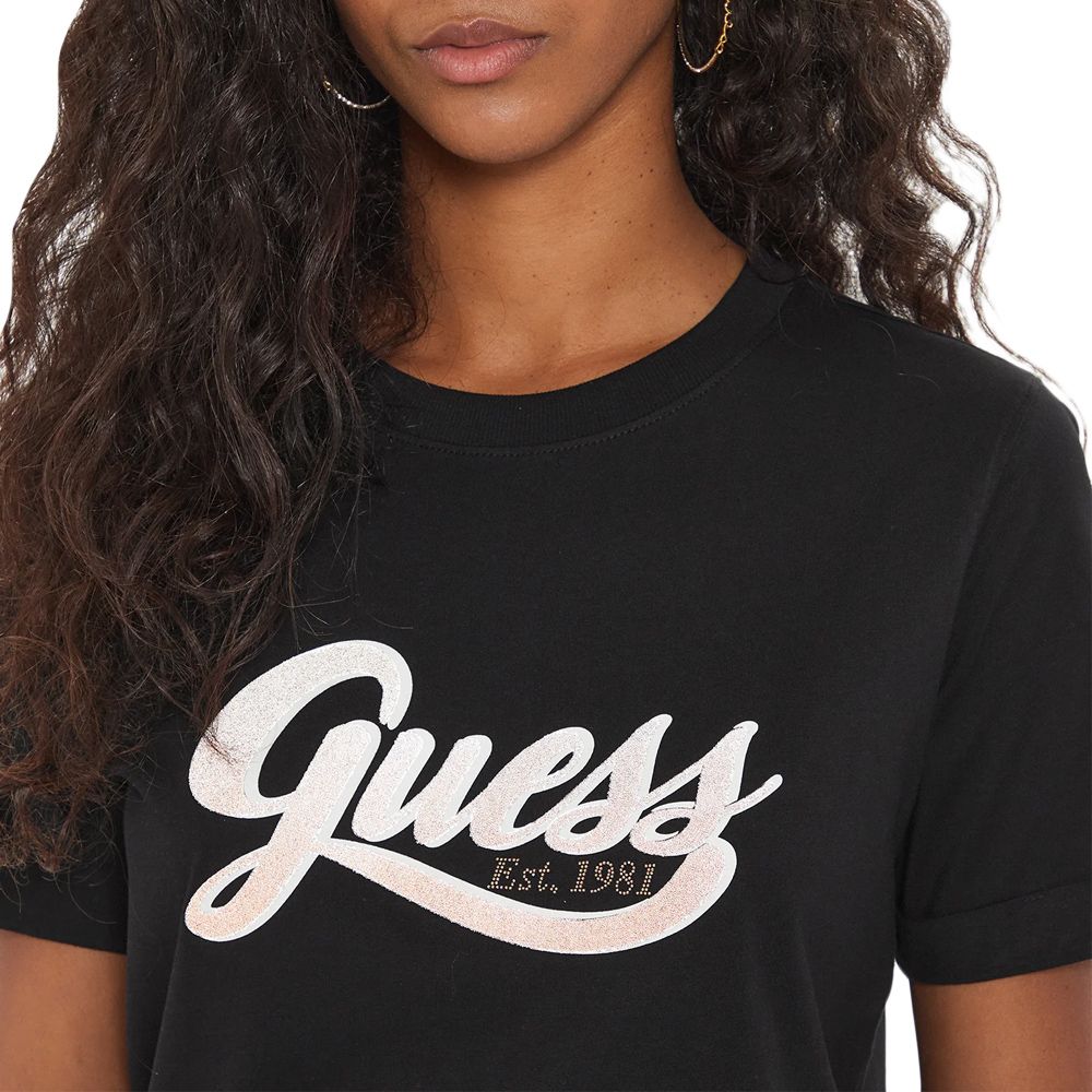 GUESS SS CN GLITTERY LOGO TEE ΜΠΛΟΥΖΑ ΓΥΝΑΙΚΕΙΟ W4YI09JA914 3