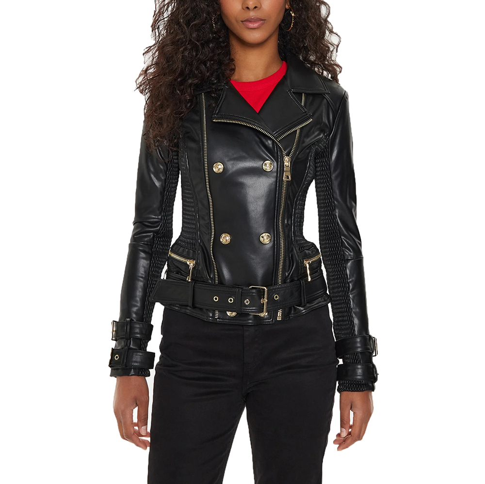 GUESS MYLA MOTO JACKET ΜΠΟΥΦΑΝ ΓΥΝΑΙΚΕΙΟ W4YL33K8S30 1