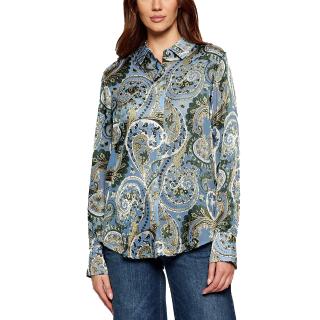 GUESS LS CLARISSE OVERSIZE SHIRT ΠΟΥΚΑΜΙΣΟ ΓΥΝΑΙΚΕΙΟ W5BH78W2770