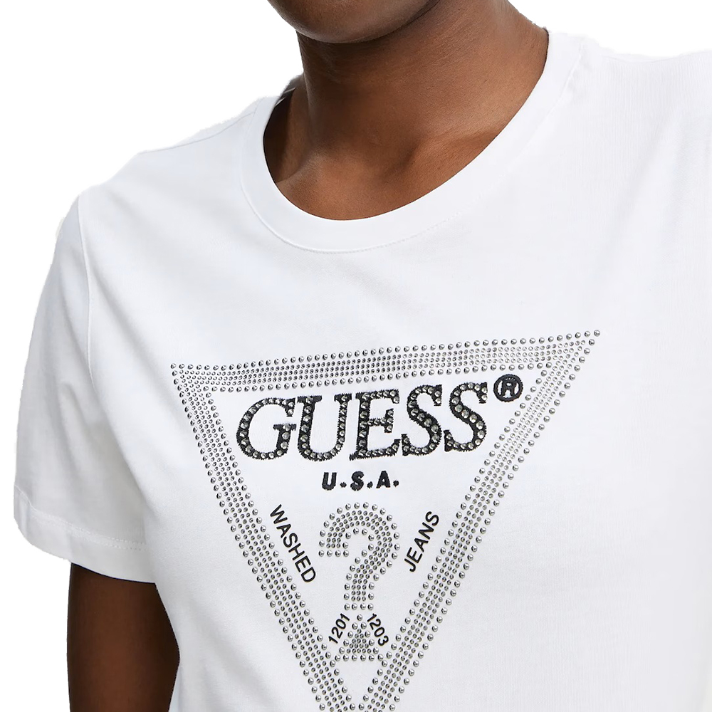 GUESS SS CN KRYSTAL TRIANGLE TEE ΜΠΛΟΥΖΑ ΓΥΝΑΙΚΕΙΟ W5BI18I3Z14 3