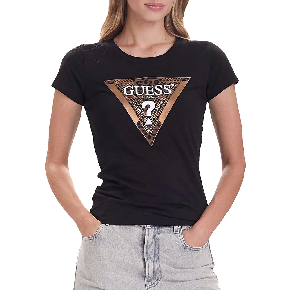 GUESS SS CN LEO TRIANGLE TEE ΜΠΛΟΥΖΑ ΓΥΝΑΙΚΕΙΟ W5BI28J1314 1