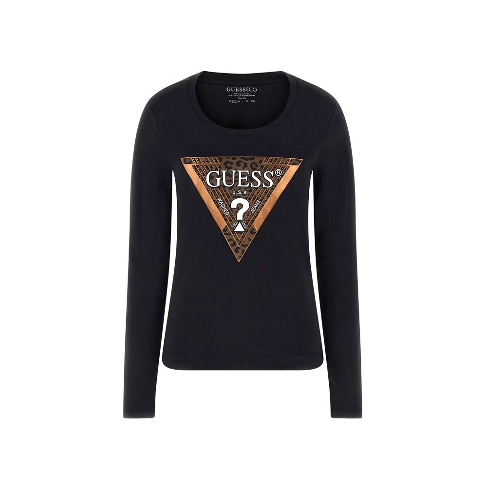 GUESS LS CN LEO TRIANGLE TEE ΜΠΛΟΥΖΑ ΓΥΝΑΙΚΕΙΟ W5BI75J1314 4