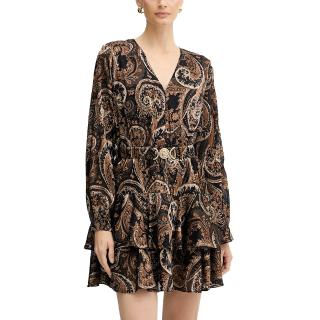 GUESS CLARISSE DEEP NECK FLARE DRESS ΦΟΡΕΜΑ ΓΥΝΑΙΚΕΙΟ W5BK53W2770