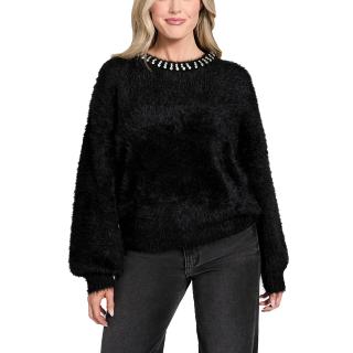 GUESS LS CN ARISA RHINESTONE SWTR ΠΛΕΚΤΟ ΓΥΝΑΙΚΕΙΟ W5BR58Z3BH0