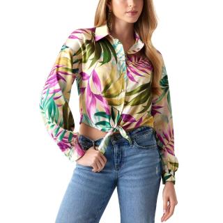 GUESS NEW LS BOWED JUN SHIRT ΠΟΥΚΑΜΙΣΟ ΓΥΝΑΙΚΕΙΟ W5GH0IWH9C2