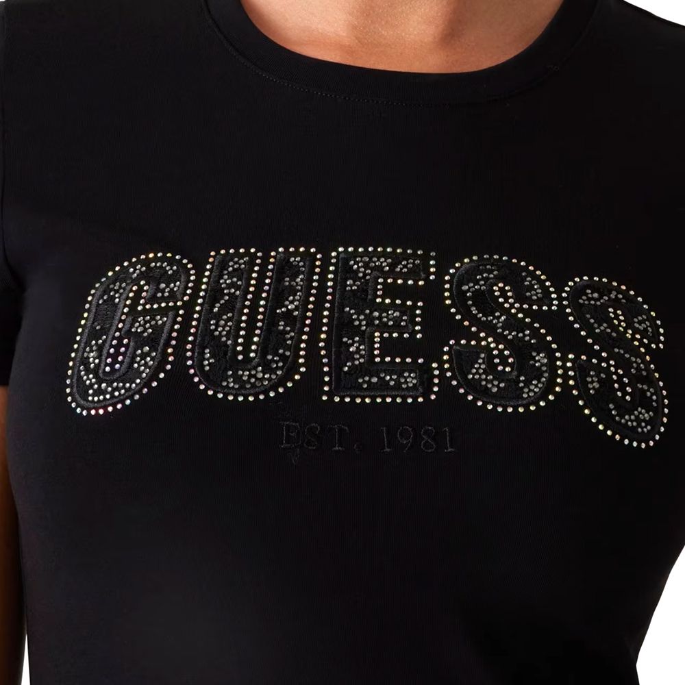 GUESS CN SS LOGO LACE TEE ΜΠΛΟΥΖΑ ΓΥΝΑΙΚΕΙΟ W5GI04J1314 3