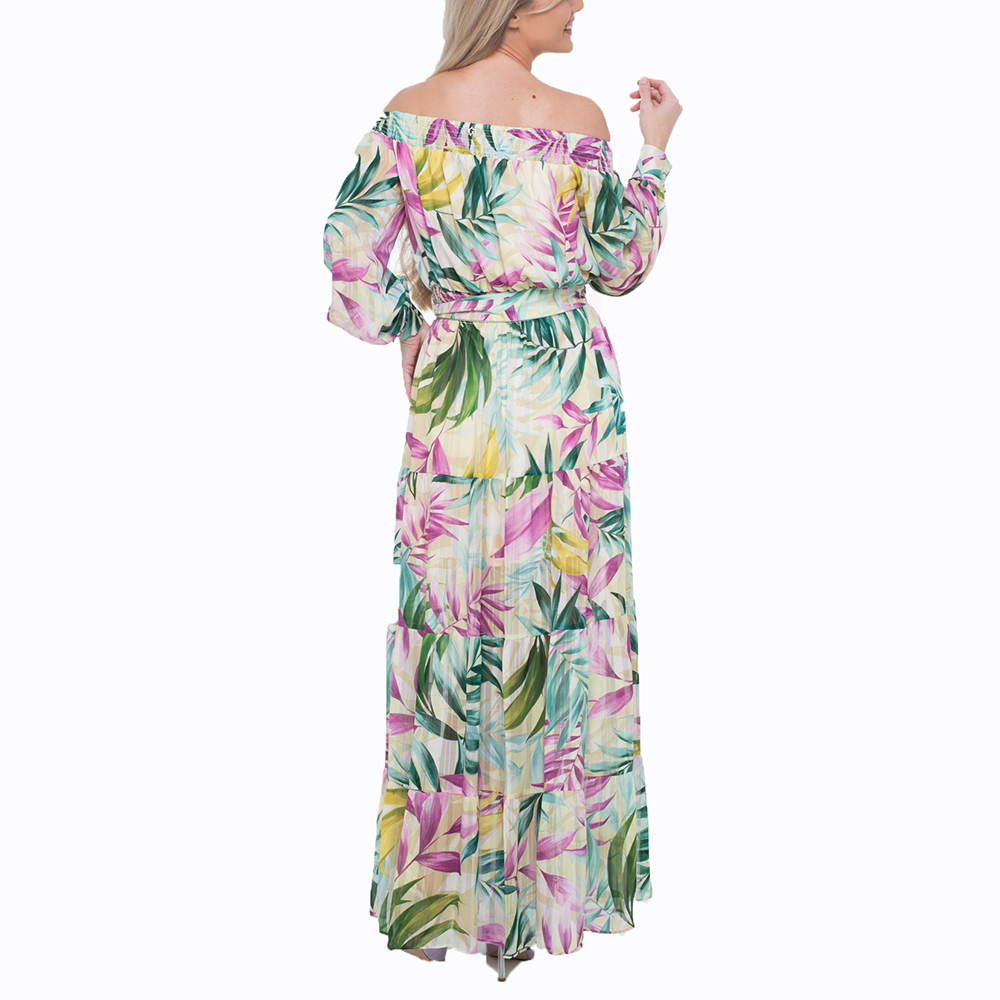 GUESS JOSEE OFF SHOULDER LONG DRESS ΦΟΡΕΜΑ ΓΥΝΑΙΚΕΙΟ W5GK16WH9Z2 2