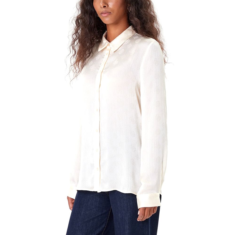 GUESS LS MARTHE LOGO SHIRT ΠΟΥΚΑΜΙΣΟ ΓΥΝΑΙΚΕΙΟ W5YH1AWHCR2 1